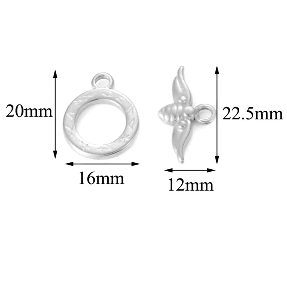 Damen Verschluss-Set aus hochwertigem Edelstahl Shop Nory