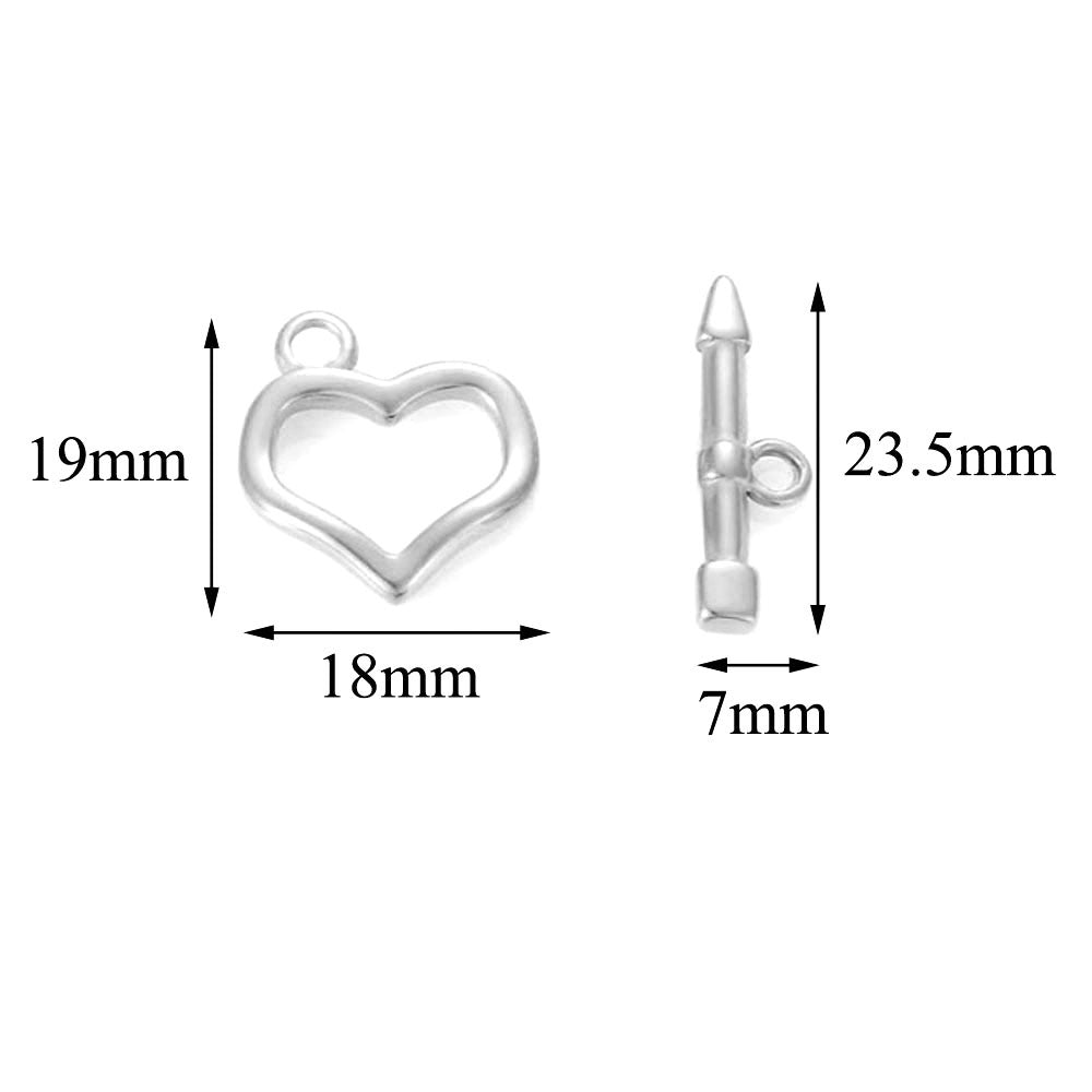 Damen Verschluss-Set aus hochwertigem Edelstahl Shop Nory