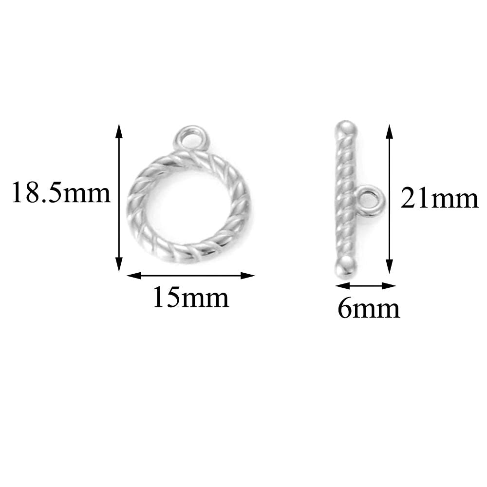 Damen Verschluss-Set aus hochwertigem Edelstahl Shop Nory