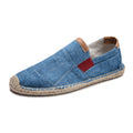 Boss Stilvolle Handgemachte Leinwandstrohschuhe Sommer-Chic