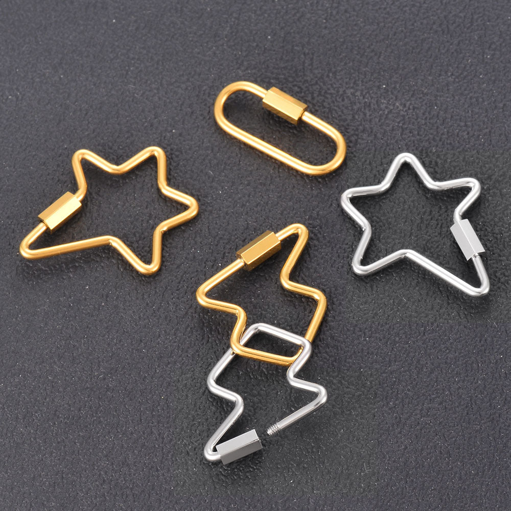 Damen Karabinerhaken aus hochwertigem Metall Shop Nory