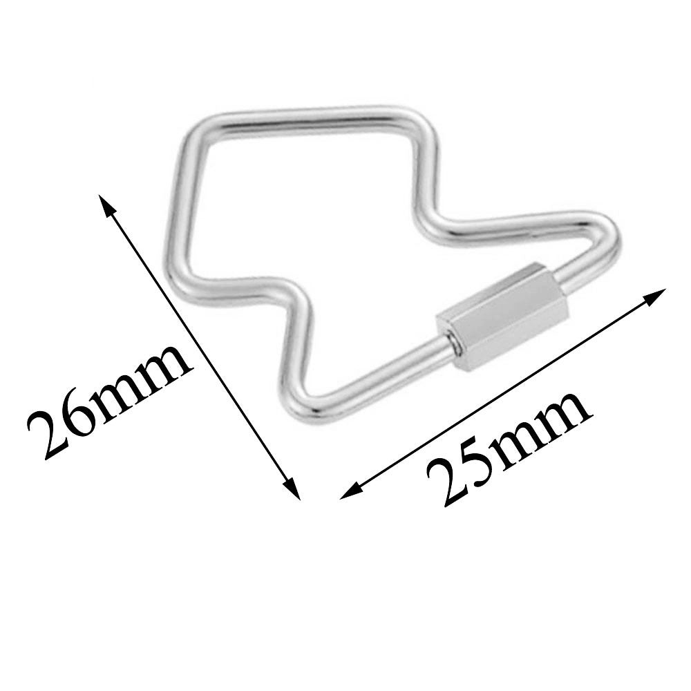 Damen Karabinerhaken aus hochwertigem Metall Shop Nory