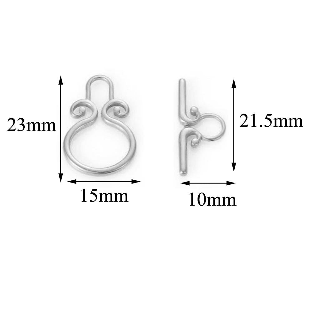 Damen Verschluss-Set aus hochwertigem Edelstahl Shop Nory