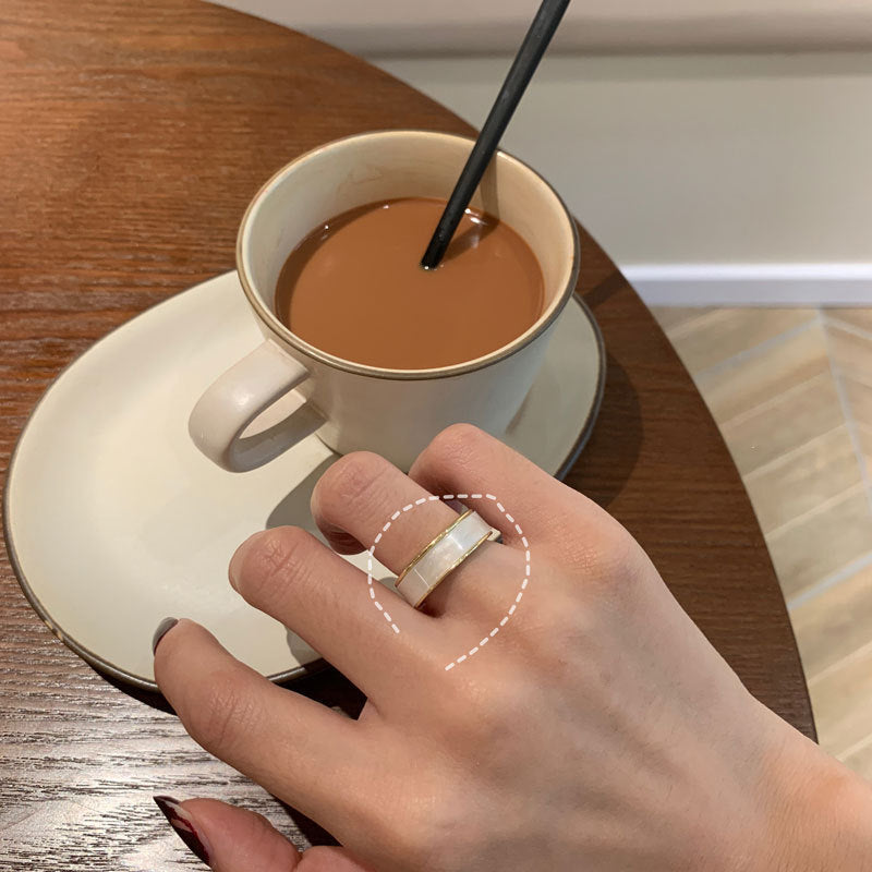 Damen Offener Ring mit kunstvollem Kettendesign und funkelnden Zirkonia Shop Nory