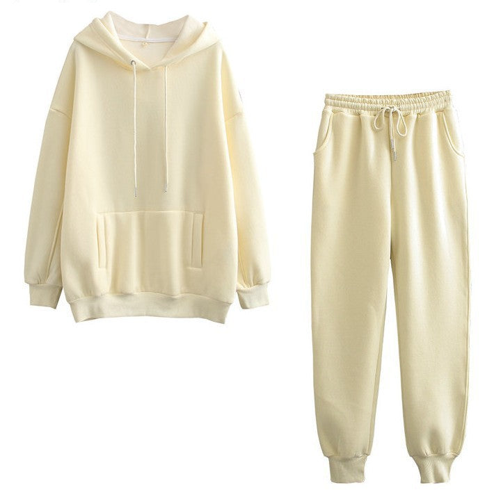 Damen lässiges Hoodie und Jogginghose Set