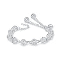 Damenarmband aus hochwertigem Sterling Silber mit kunstvollen Reliefdetails Shop Nory