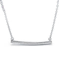 Damen Halskette mit funkelndem Zirkonia-Besatz und minimalistischer Eleganz Shop Nory