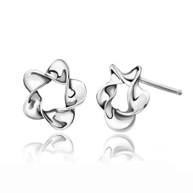 Damen Ohrstecker mit kunstvollem, spiralförmigem Design Shop Nory