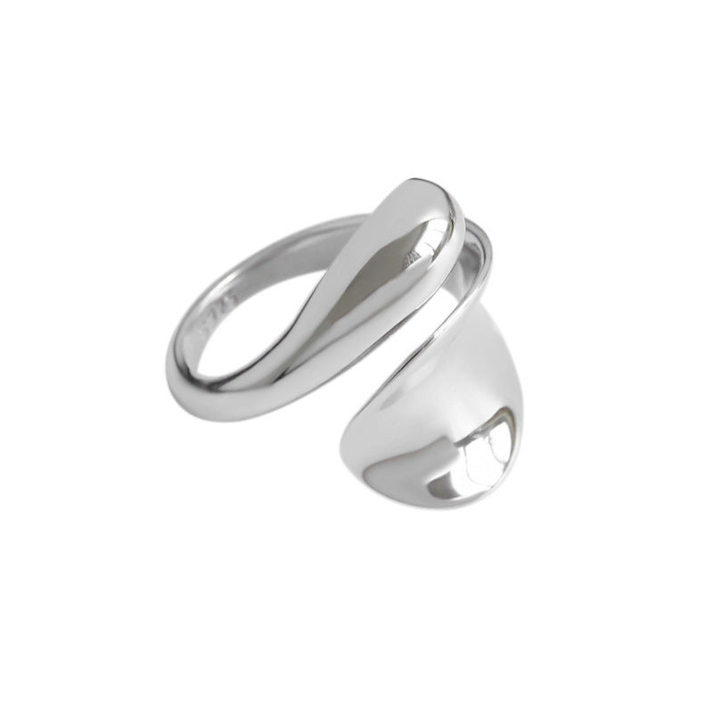Damen Modischer Ring mit geschwungenem Design Shop Nory