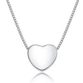 Damen Halskette mit herzförmigem Anhänger aus hochwertigem Edelstahl Shop Nory