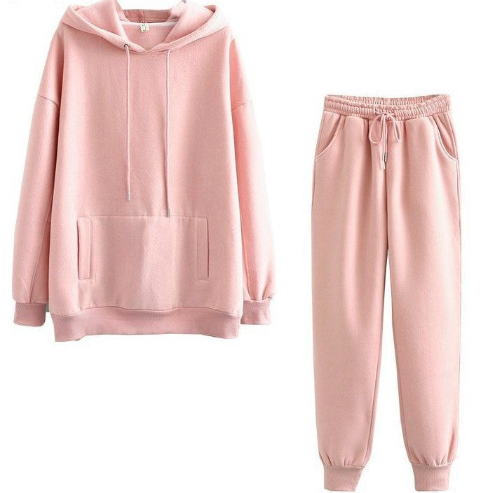 Damen lässiges Hoodie und Jogginghose Set