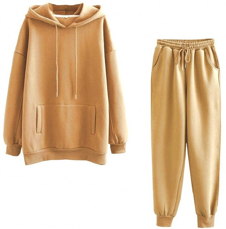 Damen lässiges Hoodie und Jogginghose Set