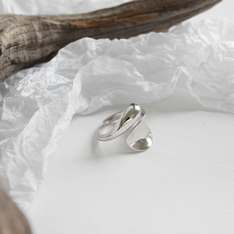 Damen Modischer Ring mit geschwungenem Design Shop Nory