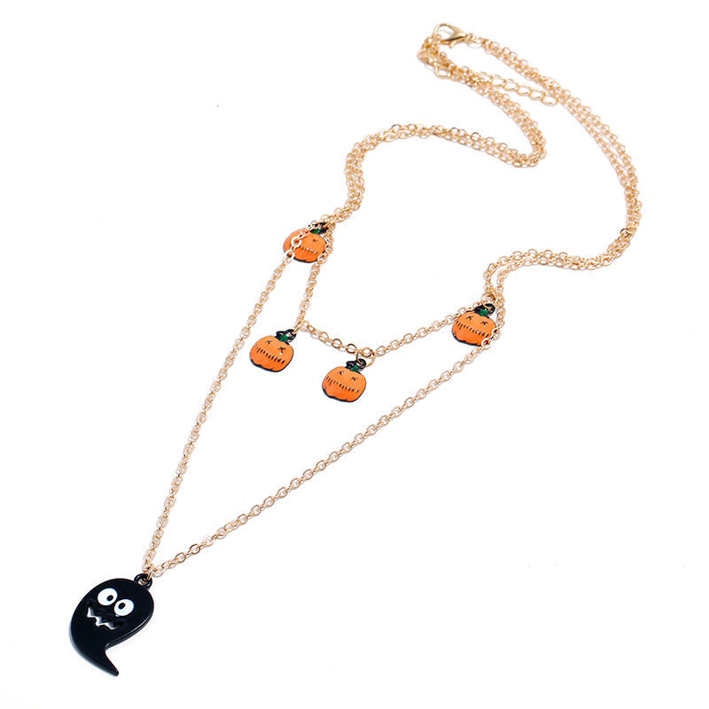 Halskette Mit Halloween-Kürbis-Anhänger | Shop Nory
