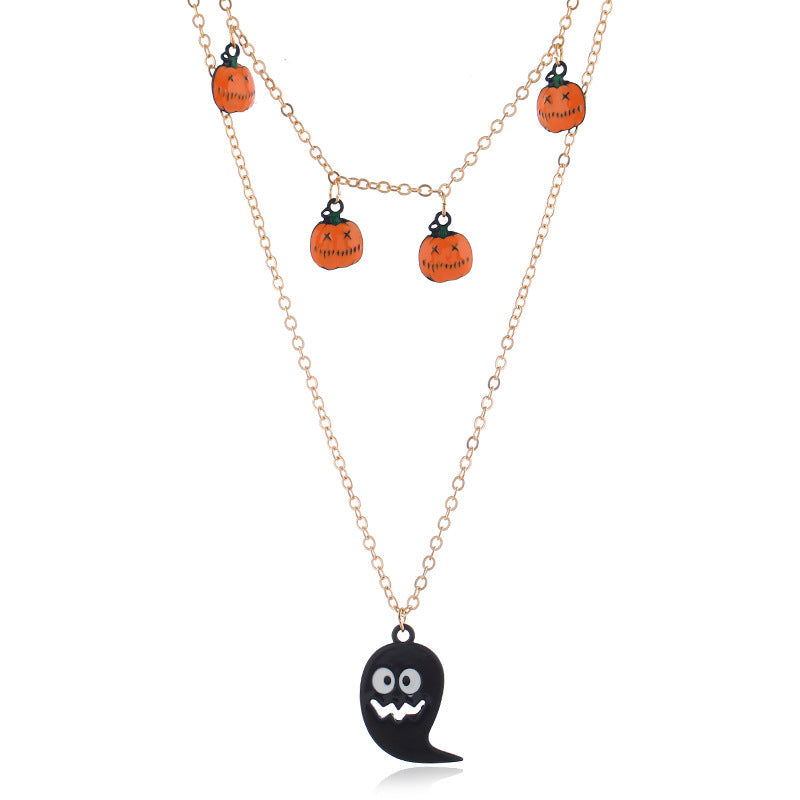 Halskette Mit Halloween-Kürbis-Anhänger | Shop Nory