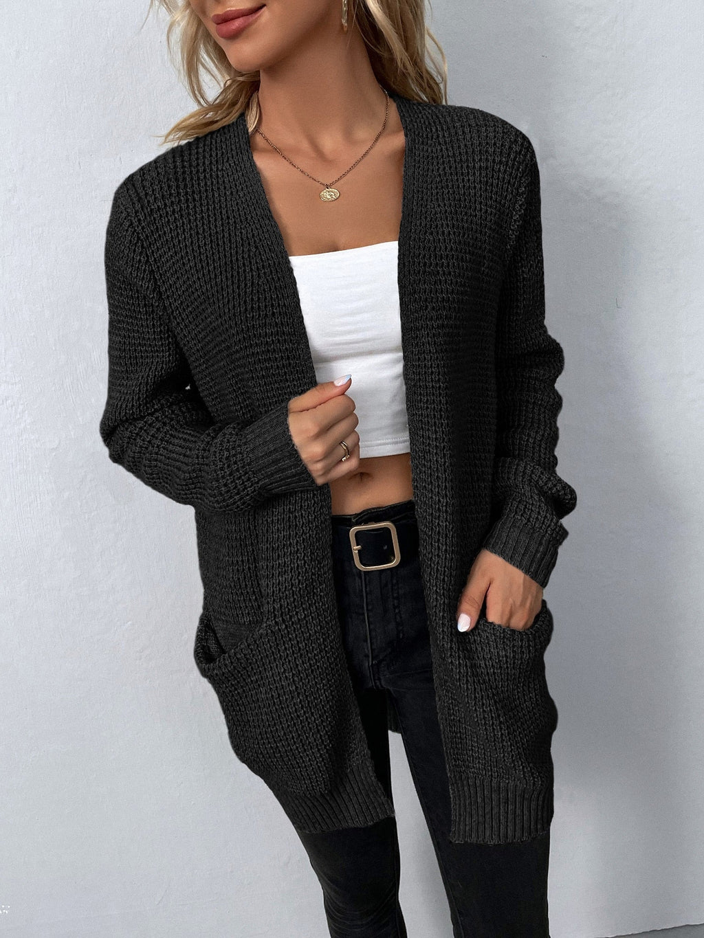 Strickjacke Aus Weicher Wolle