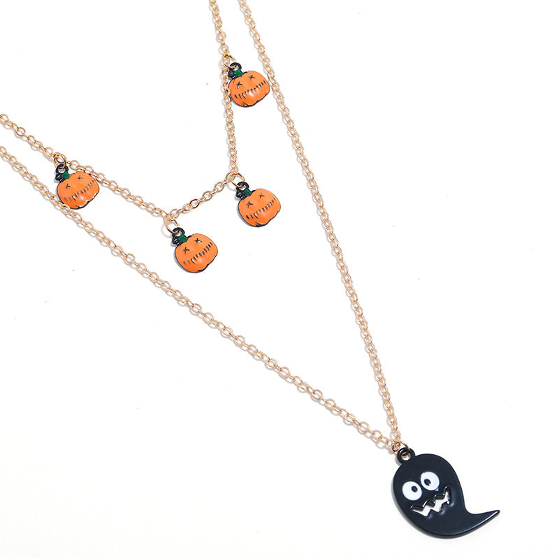 Halskette Mit Halloween-Kürbis-Anhänger | Shop Nory