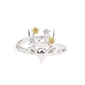 Damen filigraner Ring mit floralen Elementen Shop Nory