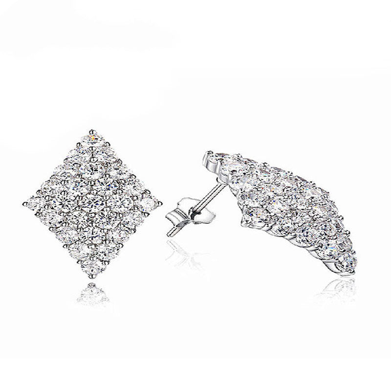 Damen filigrane Ohrringe mit zartem Kristalldekor Shop Nory