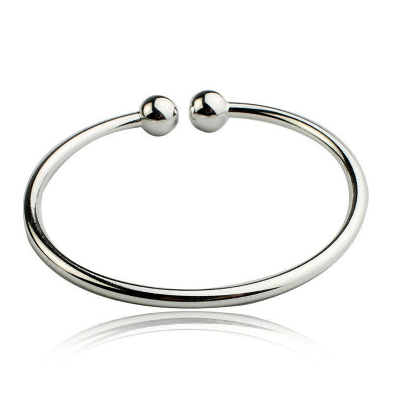 Damen Offener Armreif mit elegantem Kugeldesign Shop Nory