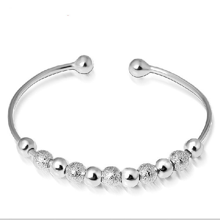 Damen Offenes Armband mit funkelnden Perlen Shop Nory