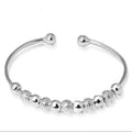 Damen Offenes Armband mit funkelnden Perlen Shop Nory