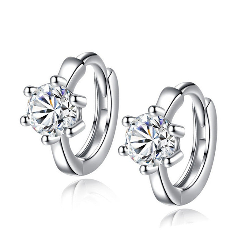 Damen stilvolle Ohrstecker mit funkelnden Zirkonia Shop Nory