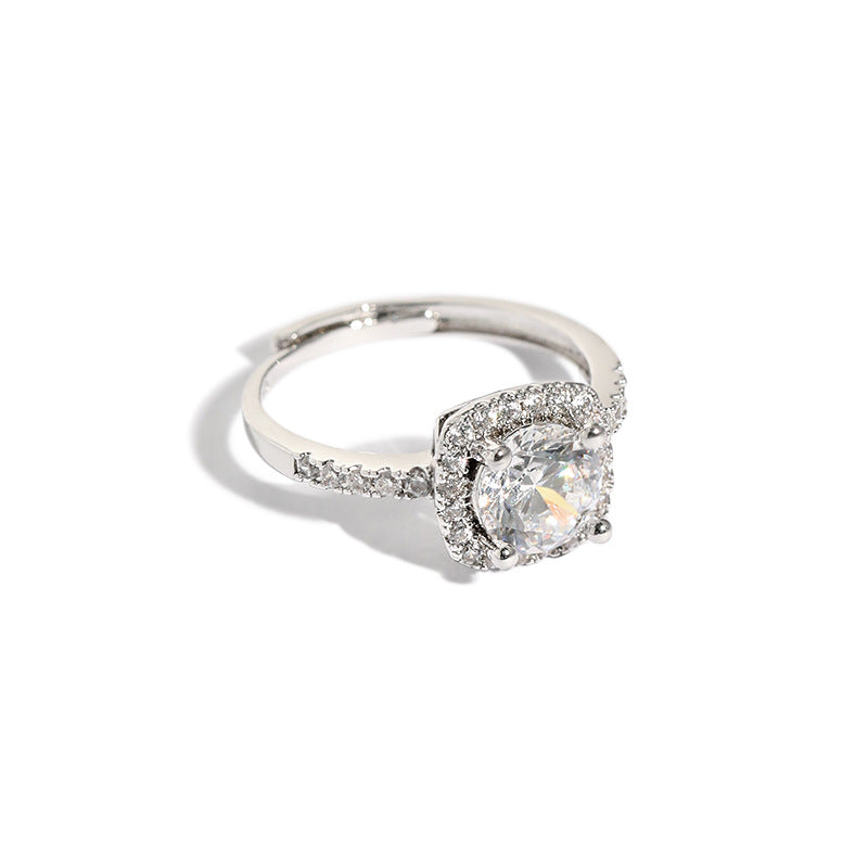Damen Verlobungsring mit funkelndem Zirkonia Shop Nory