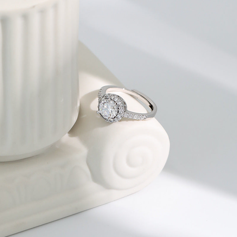 Damen Verlobungsring mit funkelndem Zirkonia Shop Nory