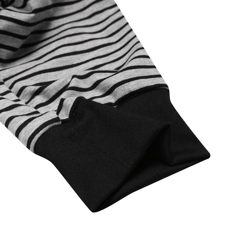 Herren Langarm Schlafanzugset mit komfortablem Knopfdesign