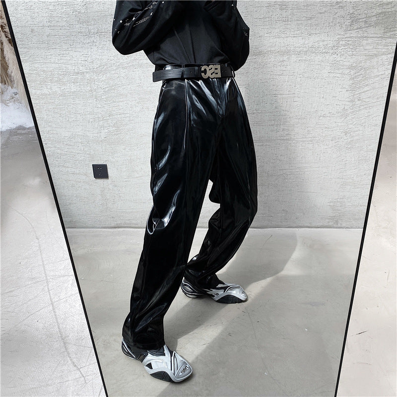 Herren Hochwertige und stylische Lackhose