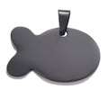 Damen Anhänger in Form eines Fisches aus hochwertigem Edelstahl Shop Nory