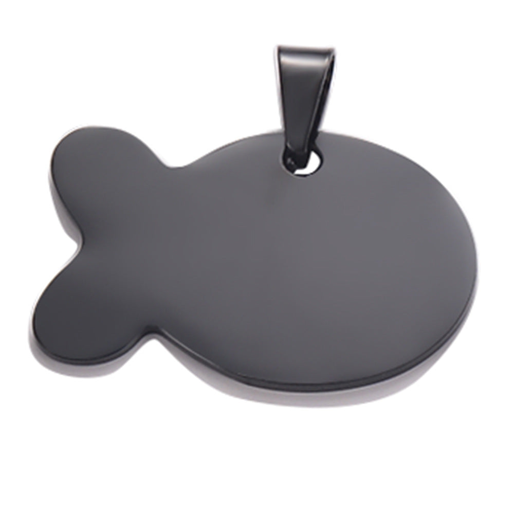 Damen Anhänger in Form eines Fisches aus hochwertigem Edelstahl Shop Nory