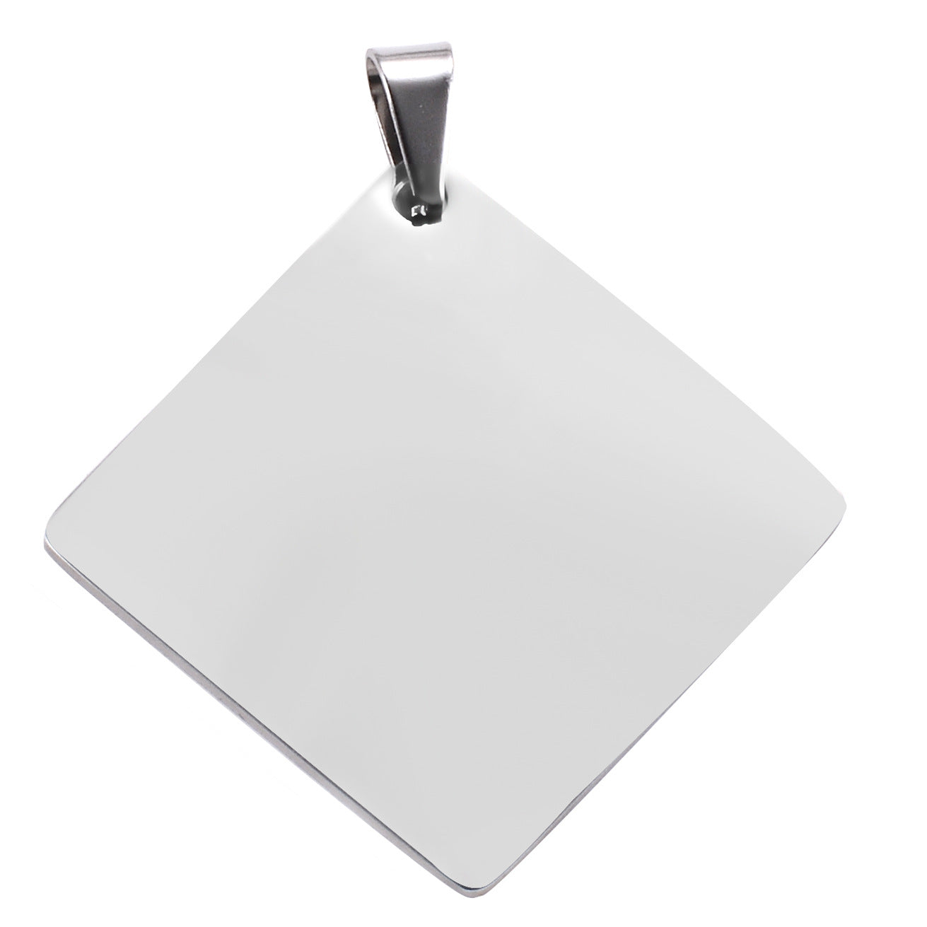 Damen Schmuckanhänger aus hochwertigem Edelstahl mit quadratischer Form Shop Nory