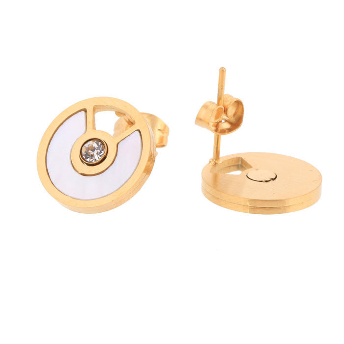 Damen Ohrstecker im modernen Pokéball-Design Shop Nory