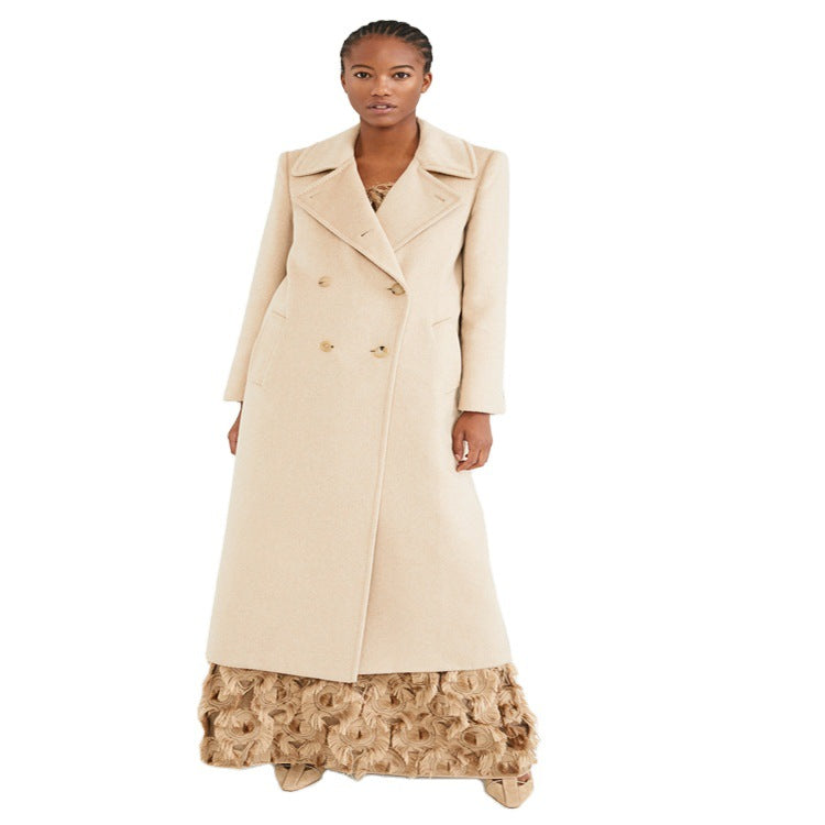 Damen Maxikleid mit dreidimensionaler Rosettenstruktur und feinem Ledergürtel Shop Nory