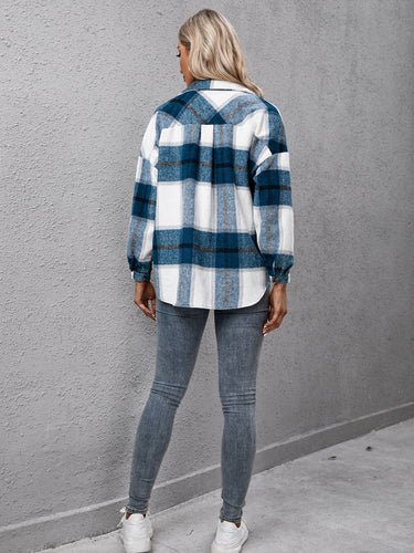 Shopnory | Karierter Langarmhemdjacke
