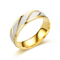 Herren Ring mit modernem, zweifarbigen Oberflächendesign Shop Nory