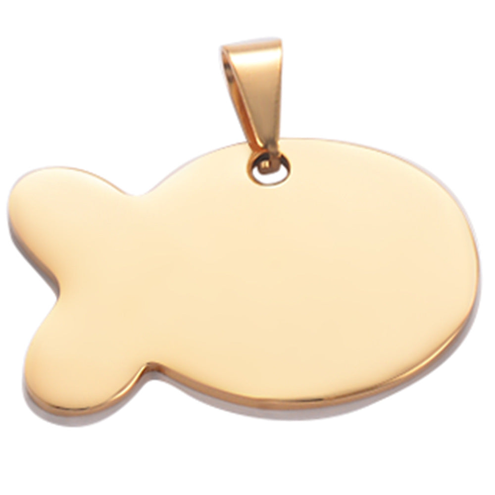 Damen Anhänger in Form eines Fisches aus hochwertigem Edelstahl Shop Nory