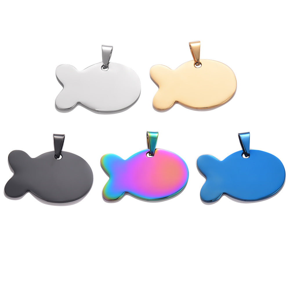 Damen Anhänger in Form eines Fisches aus hochwertigem Edelstahl Shop Nory