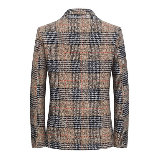 Herren Tweed-Sakko mit Glencheck-Muster und schmaler Passform Shop Nory