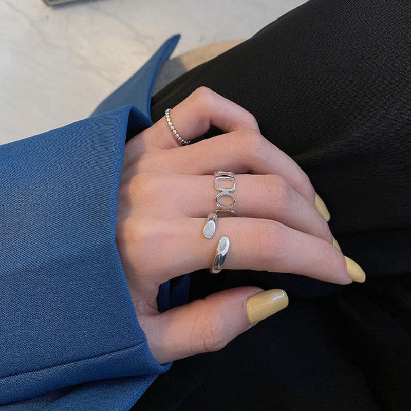 Damen Ring-Set mit 3 stilvollen und modischen Designs Shop Nory