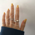 Damen Ring-Set mit 3 stilvollen und modischen Designs Shop Nory