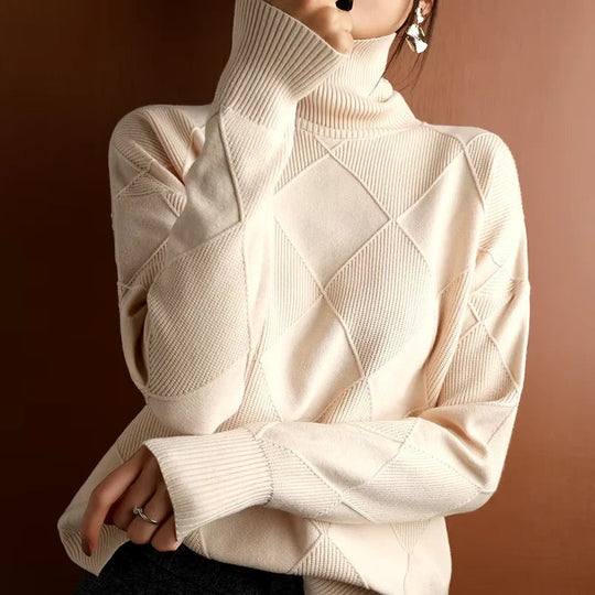 Weicher Cashmere Rollkragenpullover