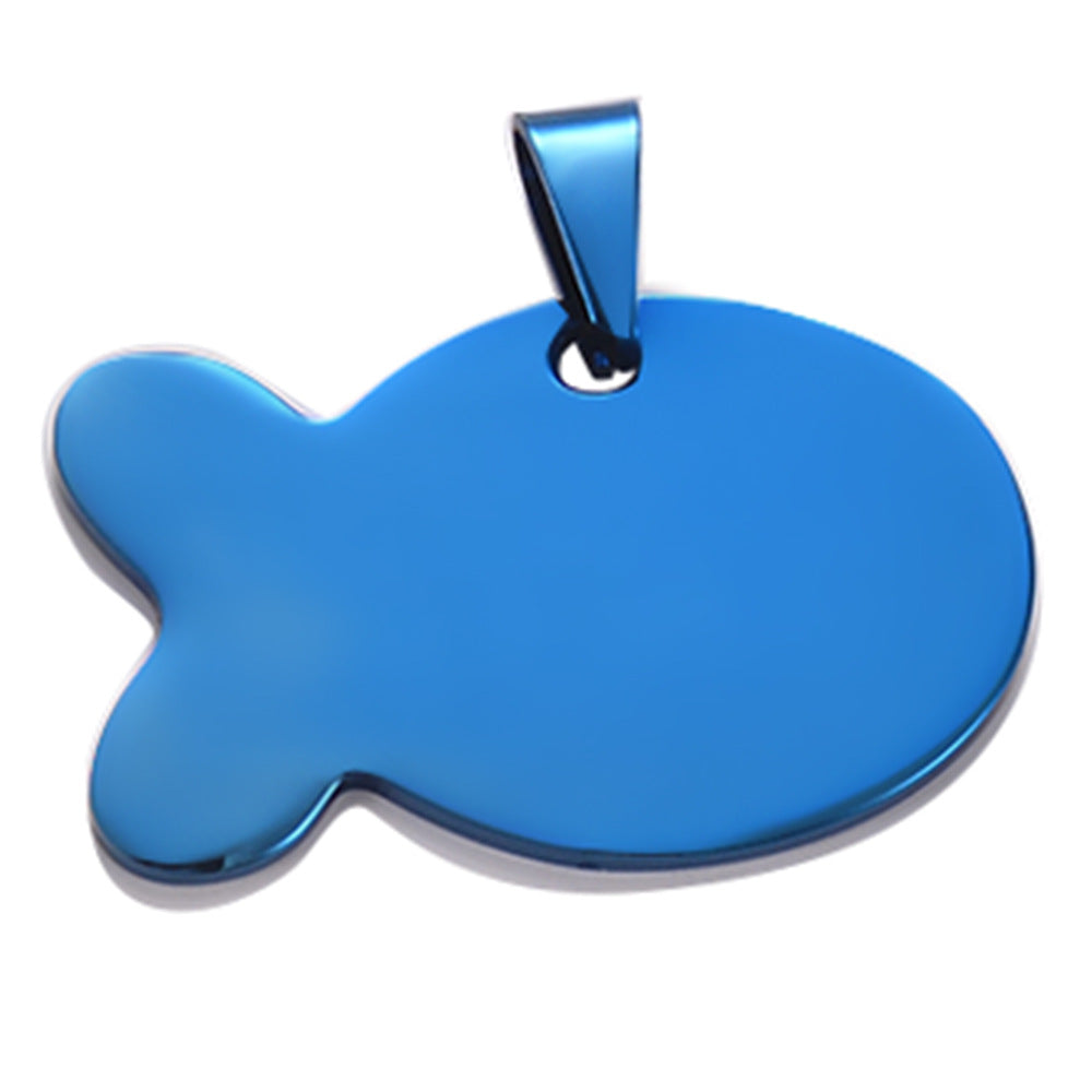 Damen Anhänger in Form eines Fisches aus hochwertigem Edelstahl Shop Nory