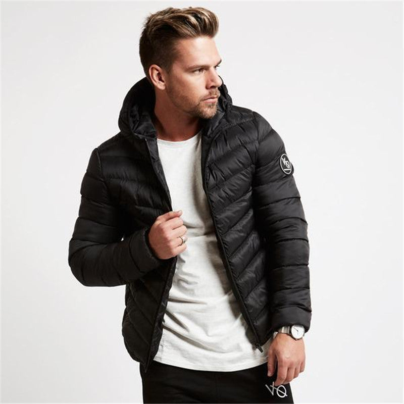 Herren leichte Daunenjacke