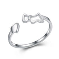 Damen Offener Ring mit elegantem Schleifenmotiv Shop Nory