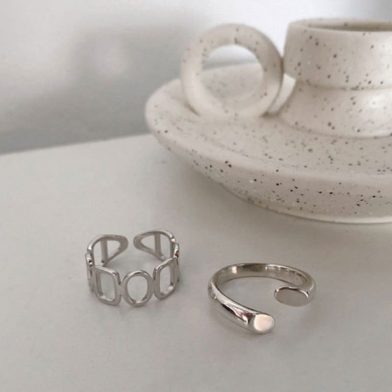 Damen Ring-Set mit 3 stilvollen und modischen Designs Shop Nory