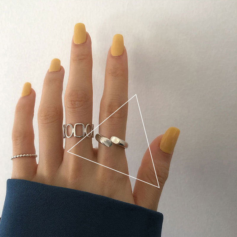 Damen Ring-Set mit 3 stilvollen und modischen Designs Shop Nory