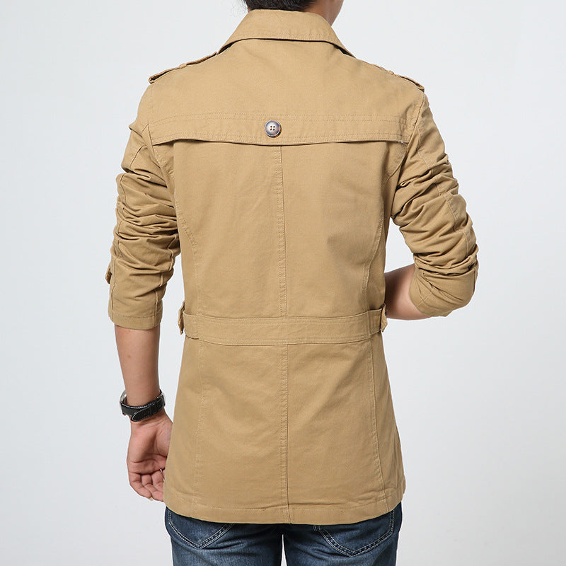 Herren Modische Trenchcoat Jacke Shop Nory